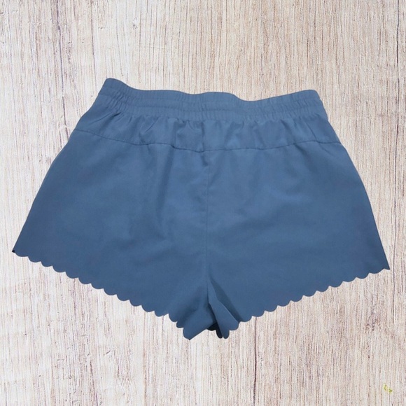 Women’s Joy Lab Pull On‎ High Rise Running Shorts Small Blue Elastic & Tie Waist - Picture 2 of 3